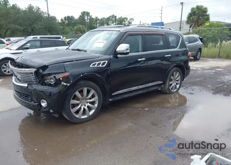 2011 Infiniti Qx56 из США, поврежденный, VIN JN8AZ2NE0B9000397